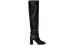 Sante μαύρη over the knee μπότα με διακοσμητικό λουράκι 20-514 Γυναικείες  Μπότες